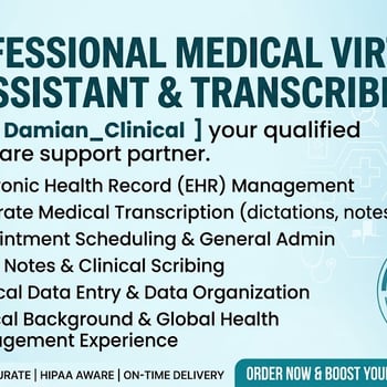 Hire Damian B. - Healthcare Virtual assistant